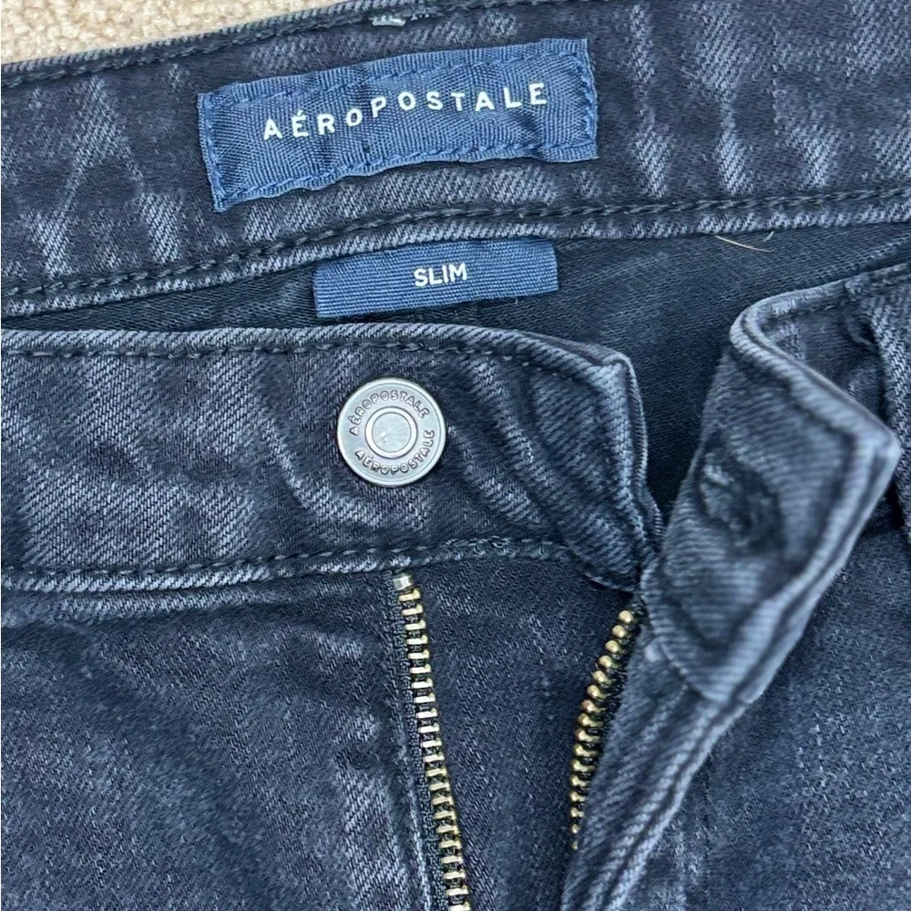 Aeropostale Men's Dark Wash slim Jeans